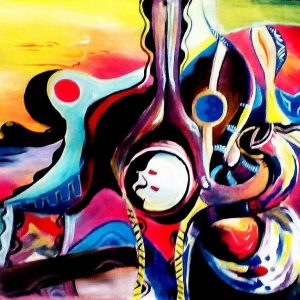 2. Life Focus. Acrylic