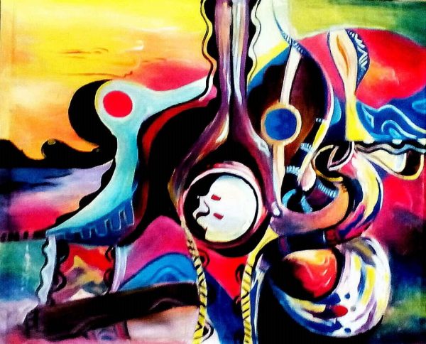 2. Life Focus. Acrylic
