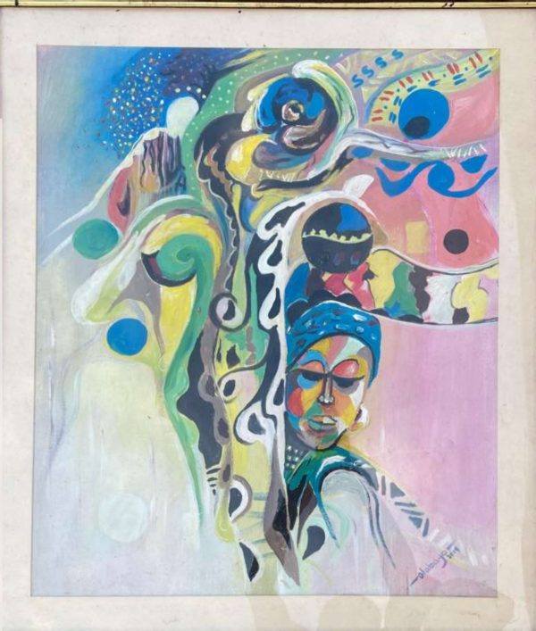 24 Abstract Laid Within a Brazilian frame with Perspect Blaazing